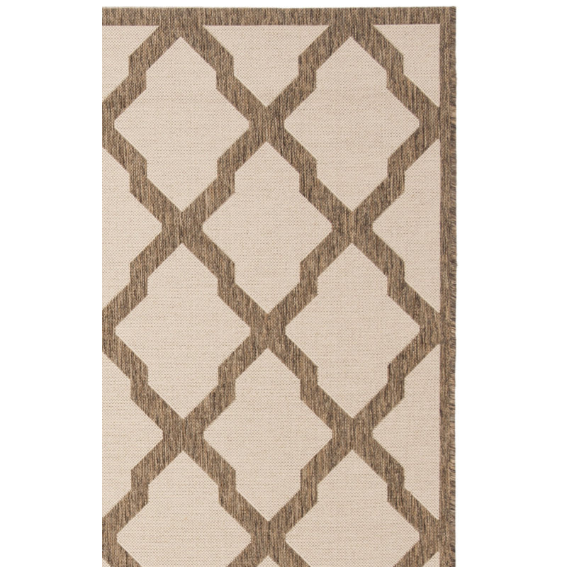 Ferrill Linden 100 Performance Geometric Rug, Square 6'7"