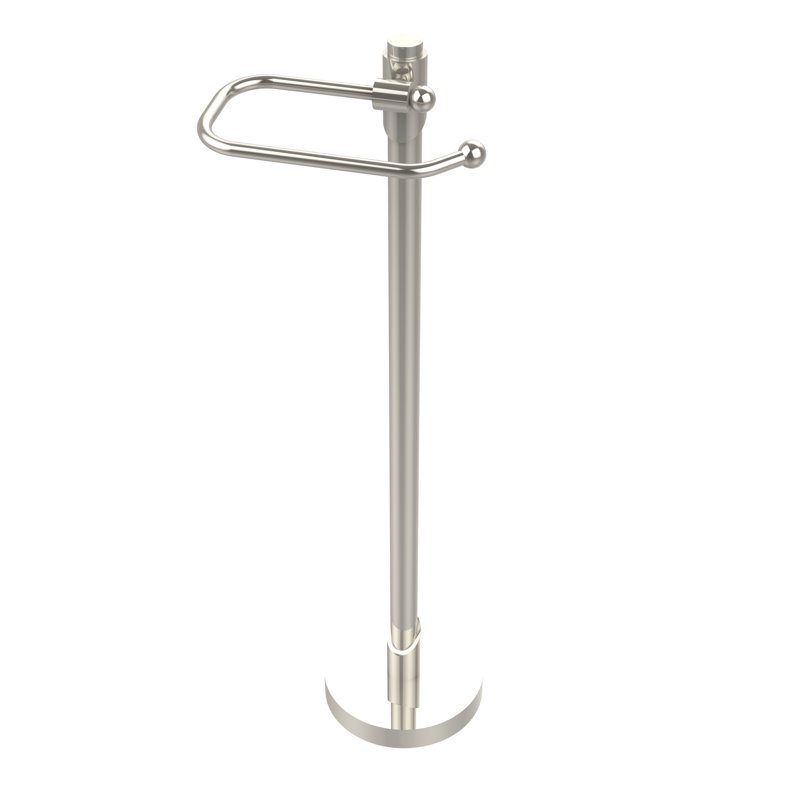 Porte-papier sur pied Marnell, Nickel poli