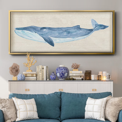 Baleine rustique II - toile encadrée