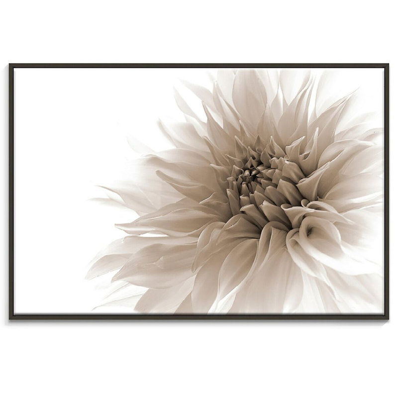 Print on Canvas, 102cm H x 152cm W, Black Floater Frame
