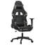 Fauteuil de massage avec repose-pieds-397500817