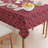 Rectangular Tablecloth, 100% Cotton, Floral 110-1294383450