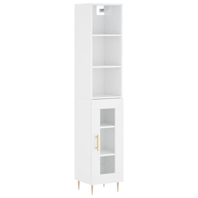 Storage Cabinet, Glossy White