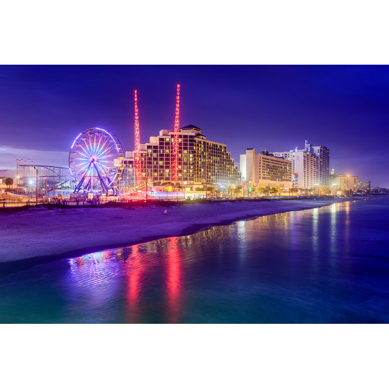 Daytona Beach Florida by SeanPavonePhoto - Wrapped Canvas Print, 30cm H x 46cm W