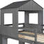 Lit mezzanine en bois avec attrait Playhouse