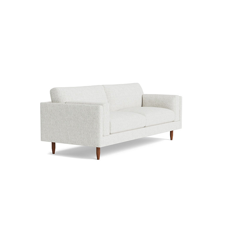 Skinny Fat Sofa ("85"), Performance Weave - Snow