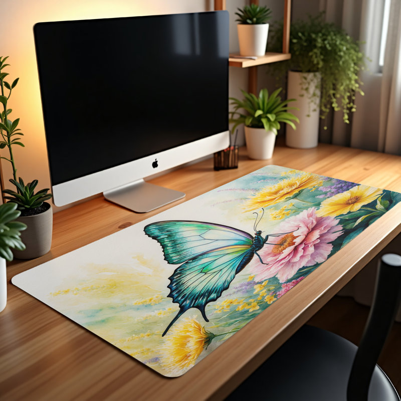 Polyester Desk Pad, 31.5x15.5