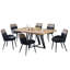 Anoeska Extendable Metal Base Dining Table