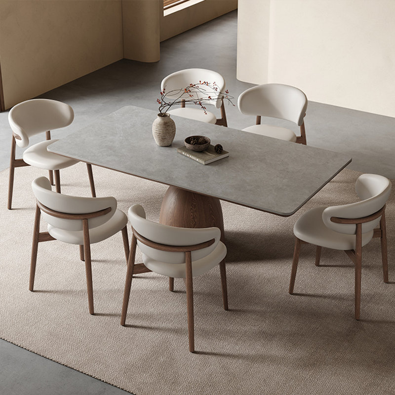 Ensemble de table de salle à manger simple de style nordique, H 29,53 po x L 55,12 po x l 31,5 po