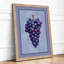 Cluster Of Grapes Botanical - Print-1212730487-1212730483