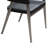 Adele Set Of Two Dining/Accent Chairs In Black Leatherette W/ Brushed Stainless Steel Leg-33485404