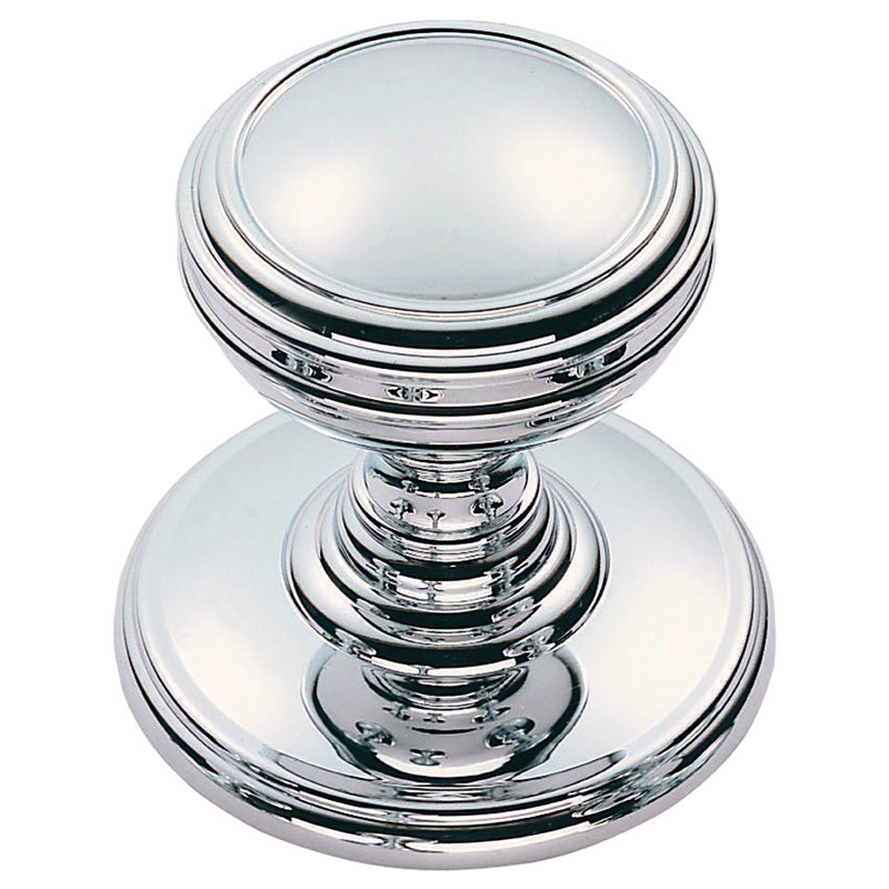 FTD DELAMAIN PLAIN KNOB 30Mm, Polished Chrome