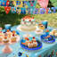 114 Pcs Finding Nemo Birthday Party Decoration Tableware Set