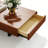 52'' Modern Solid Wood Coffee Table with Drawers, Wood Coffee Table For Living Room