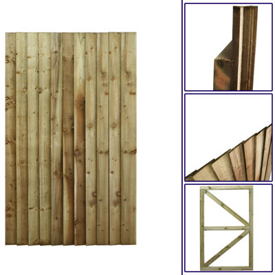 Natalina 180 cm H Gate Fencing