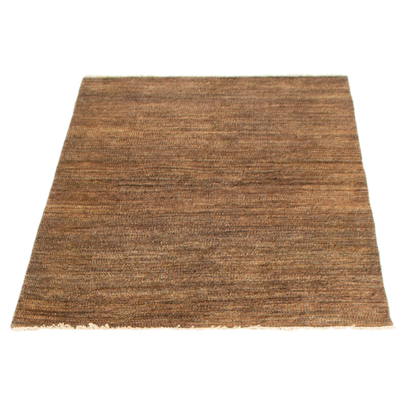 Tapis brun foncé Ewen Finest Gabbeh 4 pi 1 po x 6 pi 3 po
