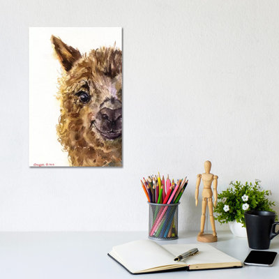 Llama by George Dyachenko - Wrapped Canvas Print