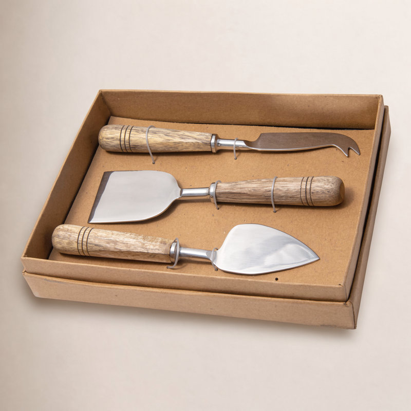Ensemble de 3 couteaux à fromage Mekhi