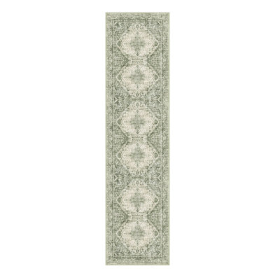 Savana Vintage Oriental Green Area Rug