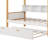 Wooden House Bed Original Wood Colored Frame With Twin Size Trundle And Bookshelf Storage Space For Children Or Guest Room