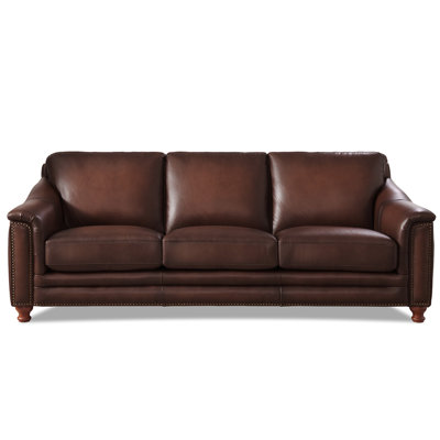 Alpert 91.5'' Leather Sofa