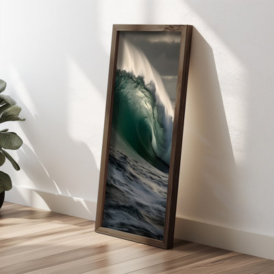 Elegant Decorative Framed Painting, 23.6 x 47.2 x 0.1 inches | 100% MDF with 3 mm Thickness, Beautifully Framed in 100% Spruce | Perfect for Home or Office Decor, Adds Style and Sophistication to Any Space