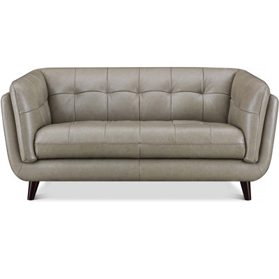 Causeuse en cuir Rhyannon