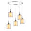 Lustre à plusieurs niveaux avec abat-jour 5 lumières Pittsfield-166350326-166478850
