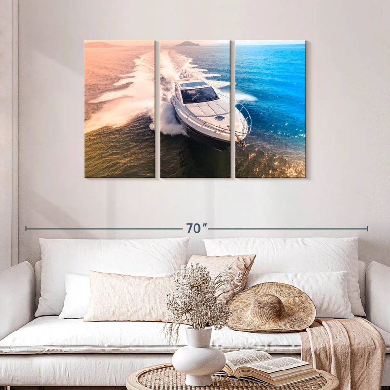 Mehar Speeding Yacht, H 28 po x l 45 po