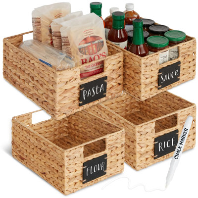 Bayou Breeze Wicker Decorative Basket