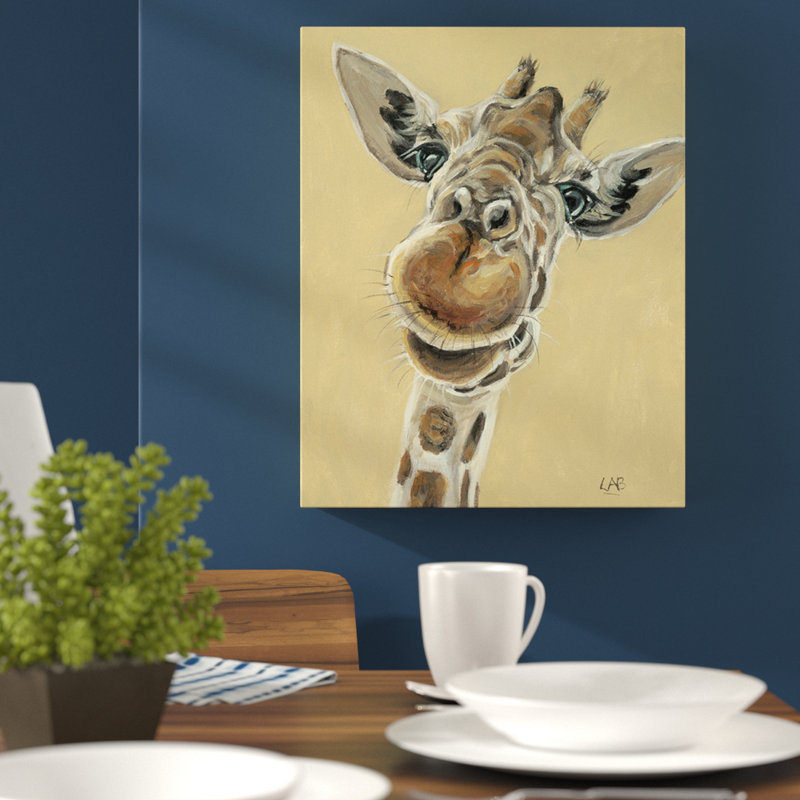 Hey, You Down There by Louise Brown - Wrapped Canvas Print