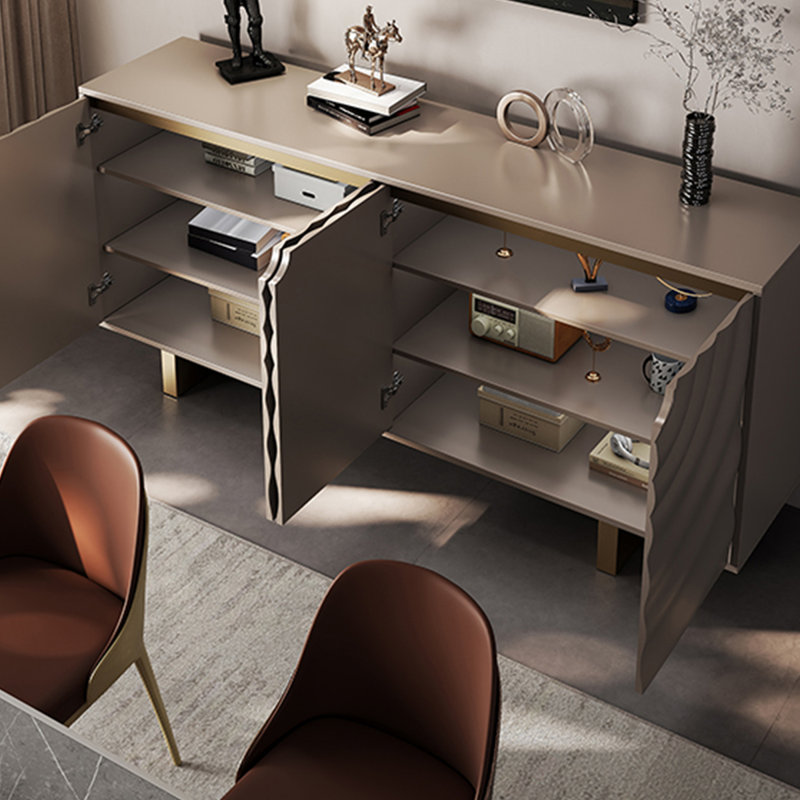 Armoire de rangement moderne et luxueuse, Champagne