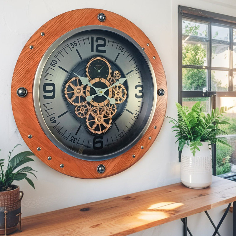 Solid Wood Wall Clock