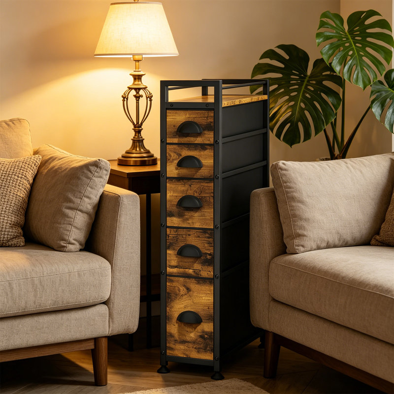 Metal Rectangle Accent Cabinet