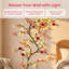 Branche de fleur à DEL bricolage lumière de fée brancher USB lumière créative de décoration murale avec télécommande pliable pour décoration murale de fenêtre-636368291