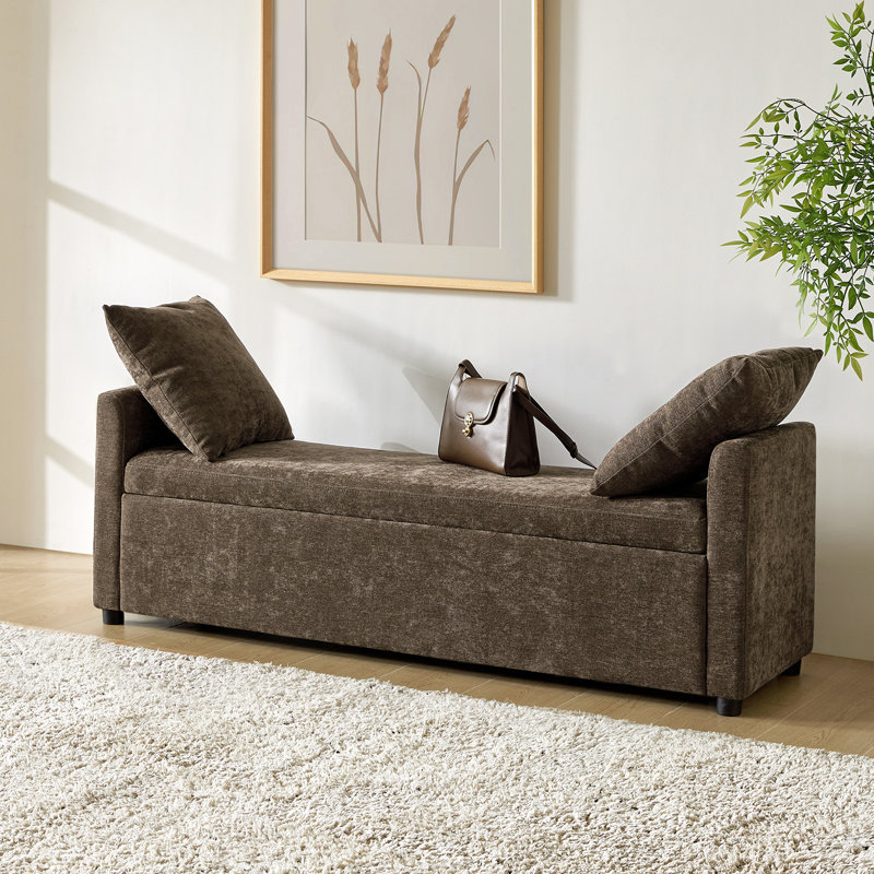Banc de rangement Aristides, Taupe