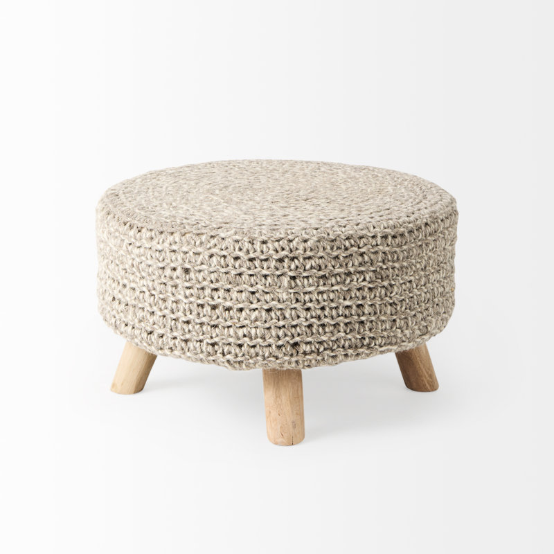 Laverty Solid Wood Accent Stool
