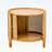 Modern Round Rotating Coffee Table with Spacious Hidden Storage