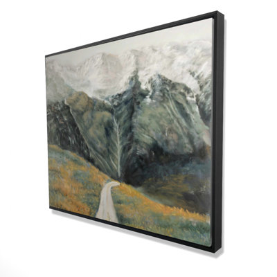 Paysage montagneux - Toile encadrée pour le décor de la chambre à coucher