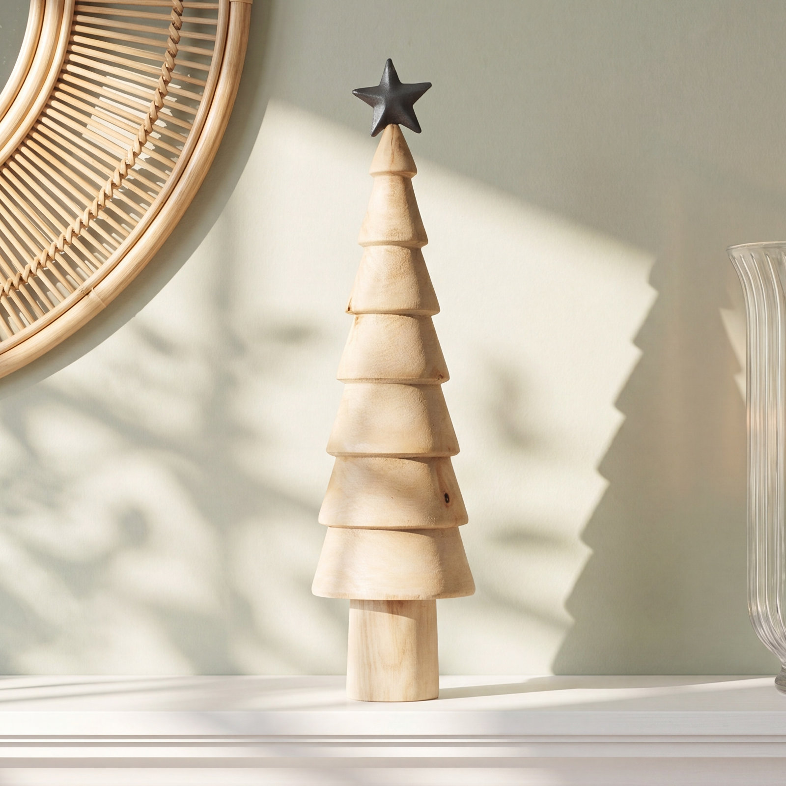 Handmade Mango Wood Tabletop Tree