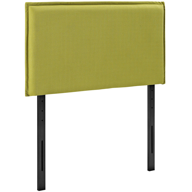 Camille Headboard, Polyester Blend Light Gray, Twin, Full/Double