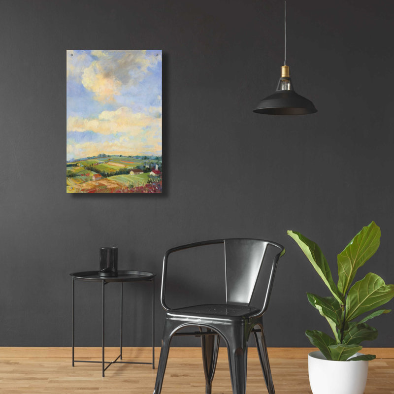 «Farm Fields» par Carol Rowan, art épique «Farm Fields» par Carol Rowan