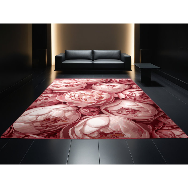 Tapis brun moderne et contemporain lavable à la machine Midtown, 7 x 10