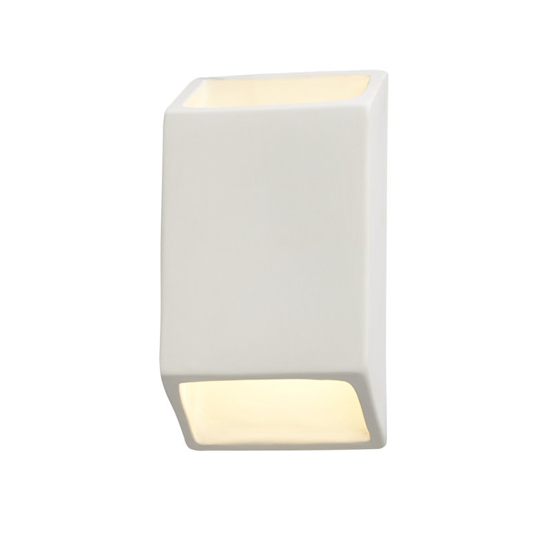Applique murale 1 lumière DEL Caeli, Blanc craquelé