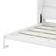 Lit escamotable polyvalent avec tablettes de rangement-336090376