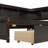 L-shaped Bookcases Bed with Two Drawers-233342533-233342534