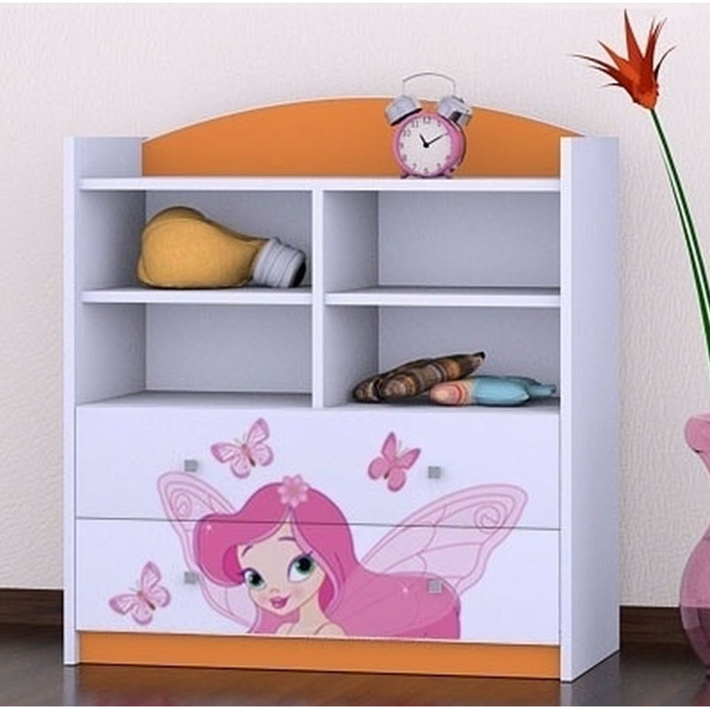 Autumn 96cm H X 86cm W Kids Cube, Orange