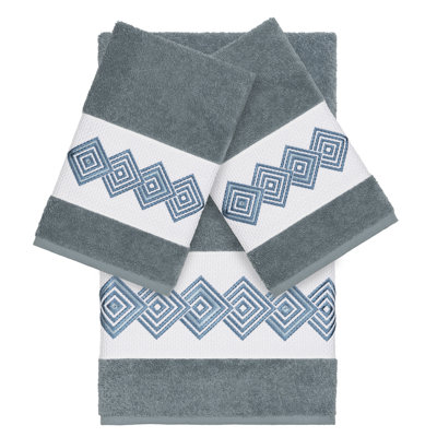 Noah 3 Piece Turkish Cotton Towel Set