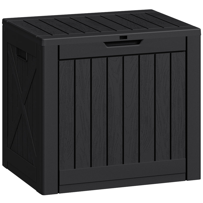 Table d'appoint 40 gallons en résine, Noir