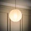 Paper Dome Pendant Shade ( Slip-On ) in White-449151017